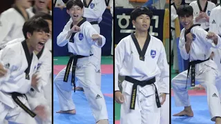 대학태권도연맹회장기 개인종합격파 결선(1위~4위 )