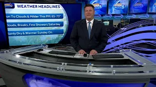 Video: Some sun Friday with milder temperatures
