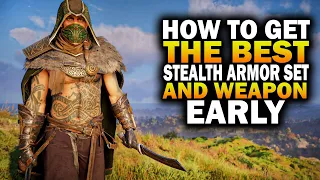 How To Get The Best STEALTH Armor Set & Weapon EARLY! Assassin's Creed Valhalla Hidden One's Armor