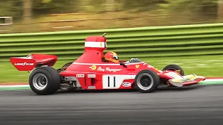 Ferrari 312 B3-74 F1 Car at Imola Circuit: 3.0L Flat-12 Engine Sound!