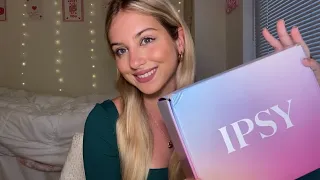 ASMR April Ipsy Unboxing 💋 Tapping, Scratching, Whispered Rambling