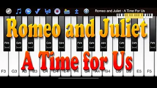 Romeo and Juliet - A Time for Us - How to Play Piano Melody