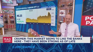 Jim Cramer breaks down the market's response to today's Fed decision