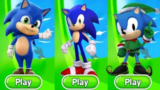 Sonic Dash - baby sonic vs Sonic Vs elf classic Sonic Vs all Boss - All 86 character unlocked