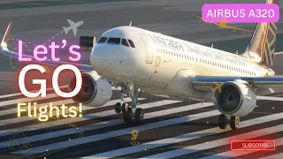 Very EXTREME GIANT Plane Flight Landing!! Airbus A320 Vistara Airlines Landing at La Guardia Airport