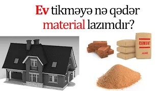 Ev tikərkən lazım olacaq material miqdarını hesablayan sayt. Evtik.az