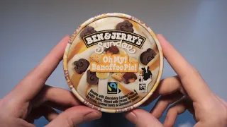 Ben & Jerry's Sundae Oh My! Banoffee Pie! Review