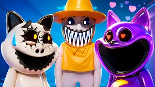 Zookeeper vs Catnap! Smile Cat and CatNap Get Married?! Zoonomaly vs Poppy Playtime 3