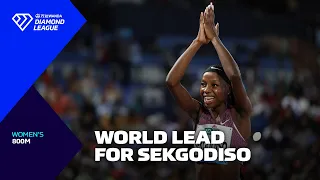South Africa's Prudence Sekgodiso clocks world lead in Marrakech 800m - Wanda Diamond League 2024
