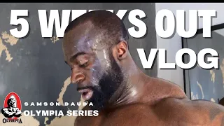 Mr Olympia 2023 vlog series |  5 weeks out | Samson Dauda