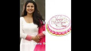 Sun TV all heroines VS new year cake #JananiDreams