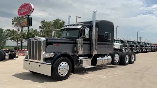 302" wheelbase!   4 axle 2024 Peterbilt 389 Seminole paint!  78" Standup Sleeper.