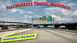 Fort McHenry Tunnel Baltimore Northbound