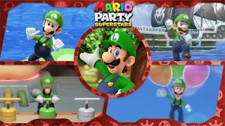 All 100 Minigames (Luigi gameplay) | Mario Party Superstars for Switch ᴴᴰ