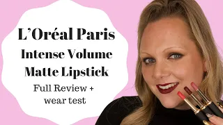 L'Oréal Paris Color Riche Intense Volume Matte Lipstick: FULL REVIEW + WEAR TEST