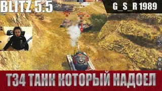 WoT Blitz -Три боя на Т34 1776 Independence. Танки черной пятницы - World of Tanks Blitz (WoTB)