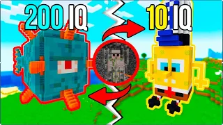 10 IQ VS 200 IQ Майнкрафт Тюрьма | КЛЕКС