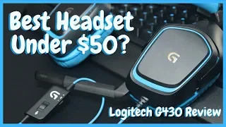 Twitch Streamer Headset Under $50? - Logitech G430 Review!