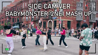 [KPOP IN PUBLIC - Side Cam] BABYMONSTER - '2NE1 Mash Up' | Full Dance Cover by HUSH BOSTON