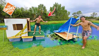 1V1 Home depot YACHT challenge! (Alligator Infested Waters)