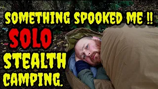 I WAS SPOOKED!! When solo stealth camping