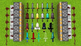 Minecraft all swords combined