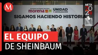 Claudia Sheinbaum presenta a su equipo de campaña para contender por la presidencia