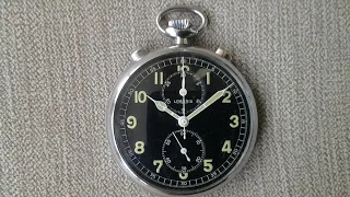 Vintage military chronograph Lemania 15TL Военные часы Хронограф Лемания