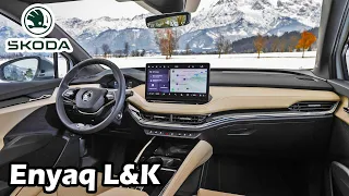 2024 Škoda Enyaq L&K - Interior details & new features