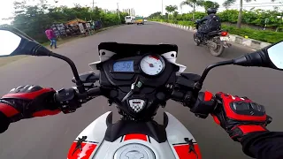 Apache RTR 160 Race Edition Street Ride Raw Footage Fast Sporty Fun #DinosVlogs