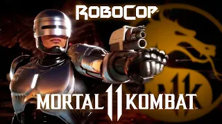 Робокоп в Мортал Комбат 11 (Mortal Kombat 11- Robocop vs Baraka, Jony Cage, Terminator, Joker)