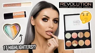 TESTING NEW REVOLUTION MAKEUP / FULL FACE + FIRST IMPRESSIONS! HOT OR NOT!?