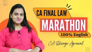 CA Final Law Marathon and Revision in 100% English for May 2023 Exam