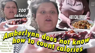 Amberlynn does not know how to count calories for take out