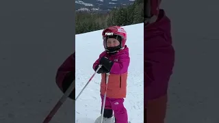 Siblings Skiing Rivalry #skiing #siblings #family