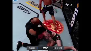 Darren Elkins vs Darrick Minner Knockout