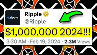 ⚠️ВЫ СТАНЕТЕ МИЛЛИОНЕРОМ, ЕСЛИ КУПИТЕ ВСЕГО 100 XRP ПРЯМО СЕЙЧАС!!! RIPPLE XRP 2024 ПРОГНОЗ РИПЛ