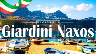 Beautiful Giardini Naxos, Sicily 4K • Relaxing Italian Music, Instrumental Romantic•Video 4K UltraHD