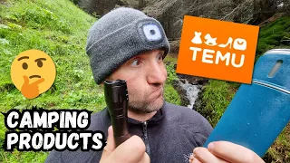 "Testing Temu Camping Gear - Are These Products Worth the Hype? Honest Review" (4K GoPro) #temu