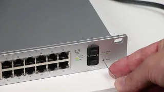 Reset Ubiquiti switch to factory default