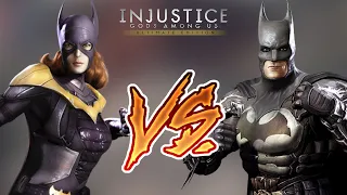 Injustice Gods Among Us - Batgirl Vs. Batman (Hard) Walkthrough | RozZ99