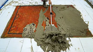 Traditional Dirty Carpet Cleaning Satisfying Rug Cleaning ASMR - Satisfying Video