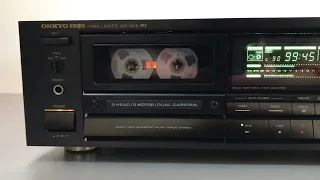 Onkyo TA-2570 High End Tapedeck in best condition:-) Music: Tom Garrow - Be my girl