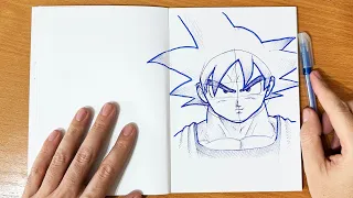 How to draw Goku step by step || Anime drawing tutorial