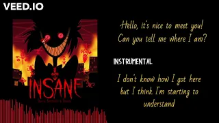 INSANE - KARAOKE (A Hazbin Hotel Song) - Black Gryph0n & Baasik