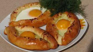 Хачапури по-аджарски / Khachapuri in Adjarian