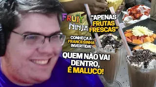 FRUIT NINJA INDIANO! CASIMIRO REAGE AO MELHOR MILK SHAKE DA ÍNDIA | Cortes do Casimito