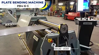 CNC Plate Rolling Machine - Sheet metal to unique shape [PB4-6-3] by SweBend