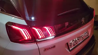 Peugeot 3008 2017 замена задней оптики на рестайлинговую