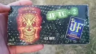 Взрыв петарды корсар 4 Joker Fireworks "Чёрная смерть" (JF TC - 2)